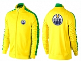 NHL Edmonton Oilers Team Logo 2015 Men Hockey Jacket (4),baseball caps,new era cap wholesale,wholesale hats