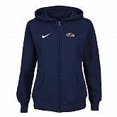Women Baltimore Ravens Tailgater Full Zip Hoodie - Blue,baseball caps,new era cap wholesale,wholesale hats