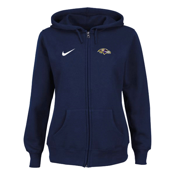 Women Baltimore Ravens Tailgater Full Zip Hoodie - Blue,We sell and wholesale Women Baltimore Ravens Tailgater Full Zip Hoodie - Blue on line form chian!