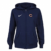 Women Chicago Bears Tailgater Full Zip Hoodie - Blue,baseball caps,new era cap wholesale,wholesale hats