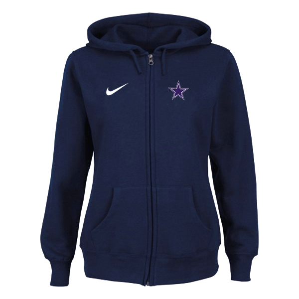 Women Dallas cowboys Tailgater Full Zip Hoodie - Blue,We sell and wholesale Women Dallas cowboys Tailgater Full Zip Hoodie - Blue on line form chian!