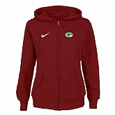 Women Green Bay Packers Tailgater Full Zip Hoodie - Red,baseball caps,new era cap wholesale,wholesale hats