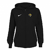 Women Jacksonville Jaguars Tailgater Full Zip Hoodie - Black,baseball caps,new era cap wholesale,wholesale hats