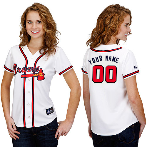 Customized Atlanta Braves Baseball Jersey-Women's Stitched Home White Cool Base MLB Jersey,We sell and wholesale Customized Atlanta Braves Baseball Jersey-Women's Stitched Home White Cool Base MLB Jersey on line form chian!