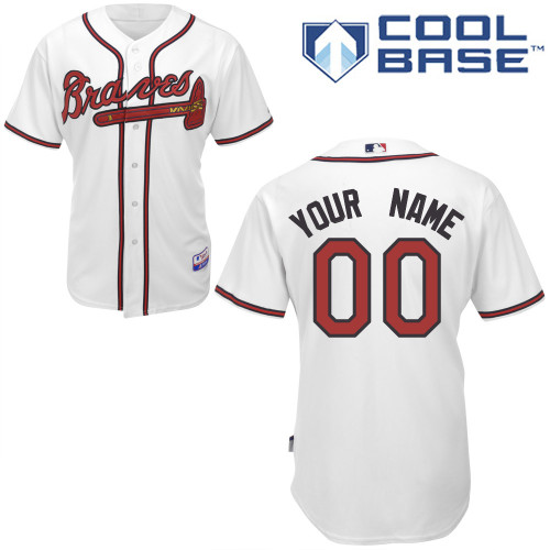 Customized Atlanta Braves MLB Jersey-Men's Stitched Home White Cool Base Baseball Jersey,We sell and wholesale Customized Atlanta Braves MLB Jersey-Men's Stitched Home White Cool Base Baseball Jersey on line form chian!