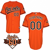 Customized Baltimore Orioles MLB Jersey-Men's Stitched Alternate Orange Cool Base Baseball Jersey,baseball caps,new era cap wholesale,wholesale hats