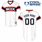 Customized Chicago White Sox Baseball Jersey-Women's Stitched Alternate Home MLB Jersey,baseball caps,new era cap wholesale,wholesale hats