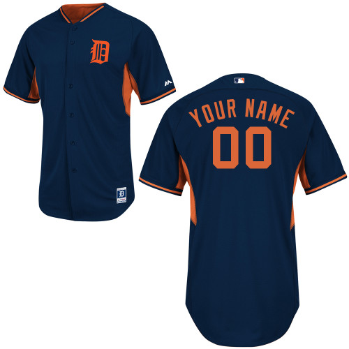 Customized Detroit Tigers MLB Jersey-Men's Stitched 2014 Dark Blue Road Cool Base BP Baseball Jersey,We sell and wholesale Customized Detroit Tigers MLB Jersey-Men's Stitched 2014 Dark Blue Road Cool Base BP Baseball Jersey on line form chian!