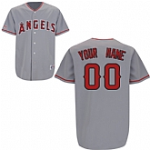 Customized Los Angeles Angels of Anaheim MLB Jersey-Women's Stitched Gray Cool Base Baseball Jersey,baseball caps,new era cap wholesale,wholesale hats