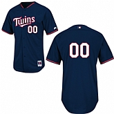 Customized Minnesota Twins Baseball Jersey-Women's Stitched 2014 Dark Blue Cool Base BP MLB Jersey,baseball caps,new era cap wholesale,wholesale hats