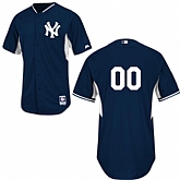 Customized New York Yankees Baseball Jersey-Women's Stitched Dark Blue Cool Base BP MLB Jersey,baseball caps,new era cap wholesale,wholesale hats
