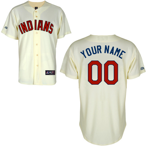 Customized Youth MLB Jersey-Cleveland Indians Stitched Alternate Cream Cool Base Baseball Jersey,We sell and wholesale Customized Youth MLB Jersey-Cleveland Indians Stitched Alternate Cream Cool Base Baseball Jersey on line form chian!