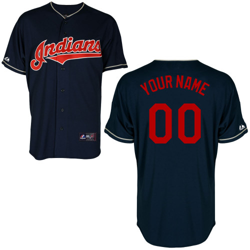Customized Youth MLB Jersey-Cleveland Indians Stitched Alternate Dark Blue Cool Base Baseball Jersey,We sell and wholesale Customized Youth MLB Jersey-Cleveland Indians Stitched Alternate Dark Blue Cool Base Baseball Jersey on line form chian!