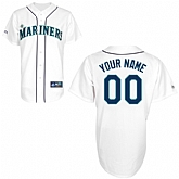 Customized Youth MLB Jersey-Seattle Mariners Stitched Home White Cool Base Baseball Jersey,baseball caps,new era cap wholesale,wholesale hats