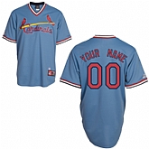 Customized Youth MLB Jersey-St. Louis Cardinals Stitched Blue Road Cooperstown Baseball Jersey,baseball caps,new era cap wholesale,wholesale hats