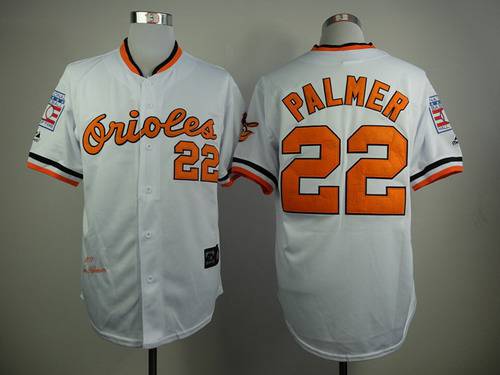 Baltimore Orioles #22 Jim Palmer 1970 Hall Of Fame White Throwback Jersey,We sell and wholesale Baltimore Orioles #22 Jim Palmer 1970 Hall Of Fame White Throwback Jersey on line form chian!