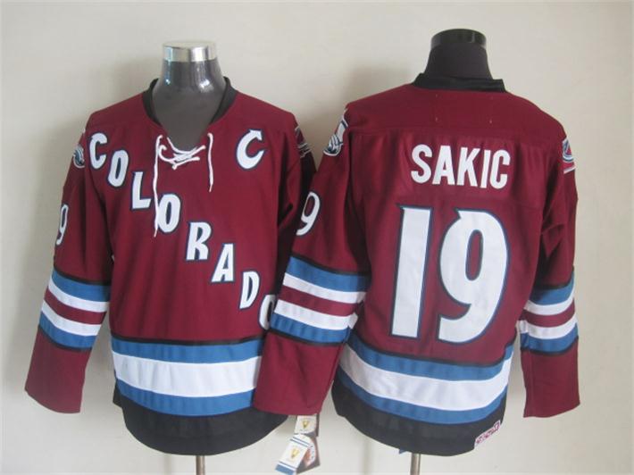 Colorado Avalanche #19 Joe Sakic Red CCM Throwback Jerseys,We sell and wholesale Colorado Avalanche #19 Joe Sakic Red CCM Throwback Jerseys on line form chian!