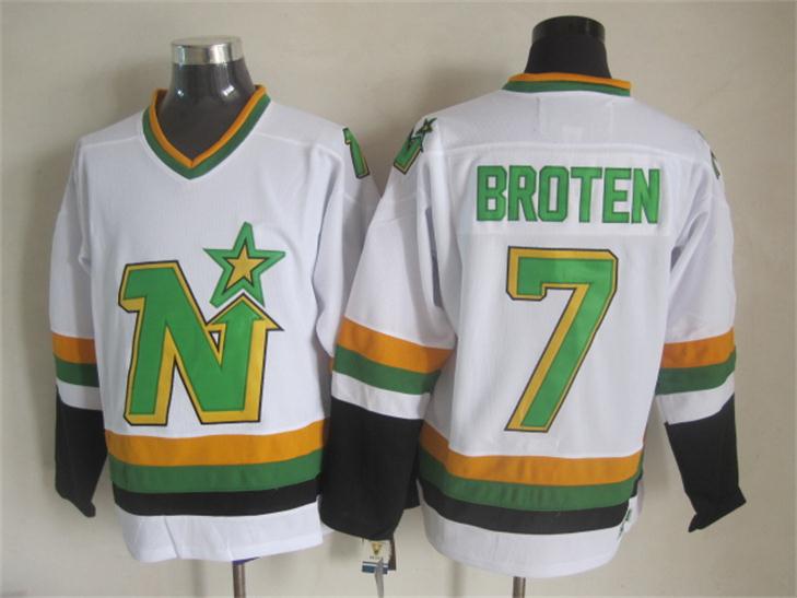 Dallas Stars #7 Broten White CCM Throwback Jerseys,We sell and wholesale Dallas Stars #7 Broten White CCM Throwback Jerseys on line form chian!