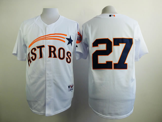 Houston Astros #27 Jose Altuve White Cool Base Jersey,We sell and wholesale Houston Astros #27 Jose Altuve White Cool Base Jersey on line form chian!