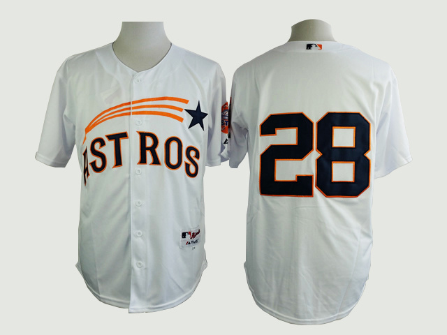 Houston Astros #28 Singleton White Cool Base Jersey,We sell and wholesale Houston Astros #28 Singleton White Cool Base Jersey on line form chian!