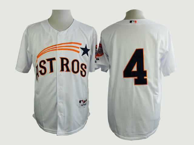 Houston Astros #4 George Springer White Cool Base Jersey,We sell and wholesale Houston Astros #4 George Springer White Cool Base Jersey on line form chian!