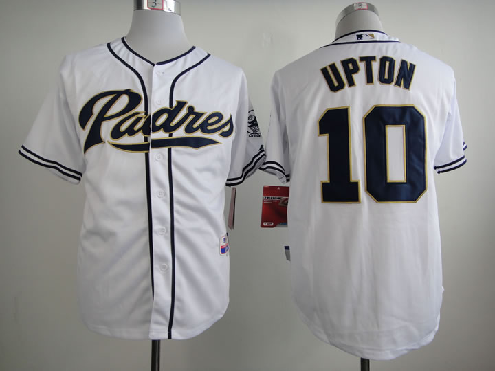 San Diego Padres #10 Justin Upton White Jersey,We sell and wholesale San Diego Padres #10 Justin Upton White Jersey on line form chian!