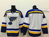 St. Louis Blues Blank 2014 White Jerseys,baseball caps,new era cap wholesale,wholesale hats