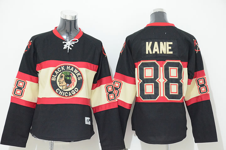 Women Chicago Blackhawks #88 Patrick Kane 3RD Black Jerseys,We sell and wholesale Women Chicago Blackhawks #88 Patrick Kane 3RD Black Jerseys on line form chian!
