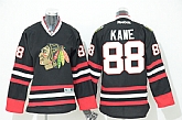 Youth Chicago Blackhawks #88 Patrick Kane Black Jerseys,baseball caps,new era cap wholesale,wholesale hats