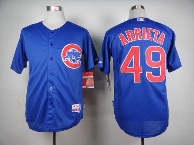 Chicago Cubs #49 Jake Arrieta Blue Jerseys,We sell and wholesale Chicago Cubs #49 Jake Arrieta Blue Jerseys on line form chian!
