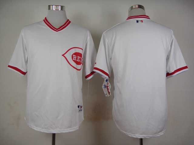 Cincinnati Reds Blank White 1990 Throwback Pullover Jerseys,We sell and wholesale Cincinnati Reds Blank White 1990 Throwback Pullover Jerseys on line form chian!