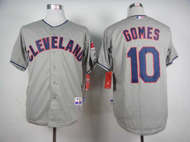 Cleveland Indians #10 Yan Gomes Gray Cool Base Jerseys,We sell and wholesale Cleveland Indians #10 Yan Gomes Gray Cool Base Jerseys on line form chian!