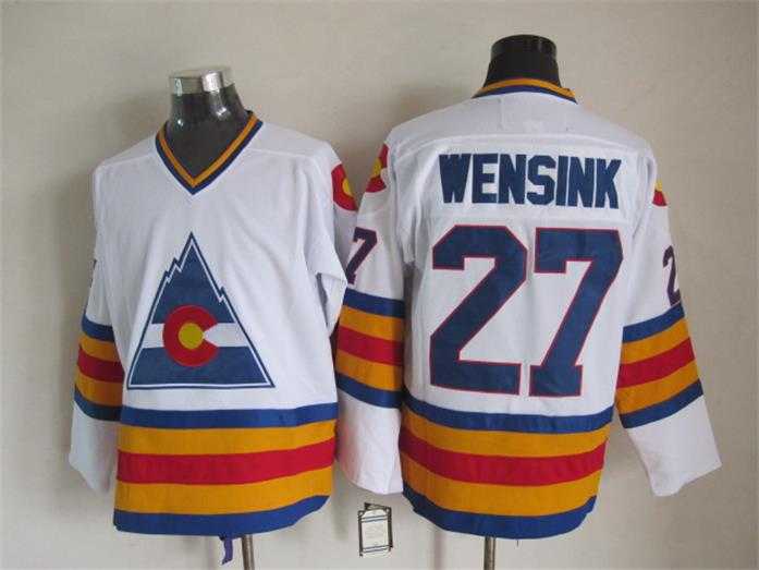 Colorado Avalanche #27 John Wensink White CCM Throwback Jerseys,We sell and wholesale Colorado Avalanche #27 John Wensink White CCM Throwback Jerseys on line form chian!