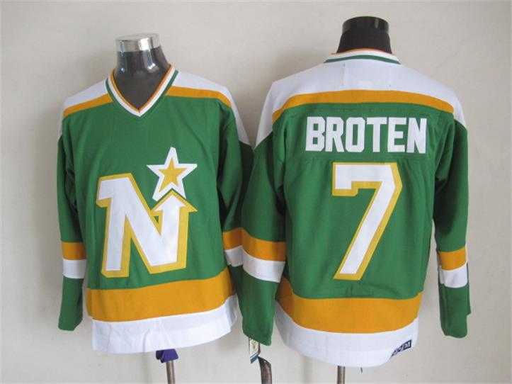 Dallas Stars #7 Broten Green-White CCM Throwback Jerseys,We sell and wholesale Dallas Stars #7 Broten Green-White CCM Throwback Jerseys on line form chian!