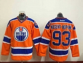 Edmonton Oilers #93 Ryan Nugent-Hopkins 2015 Orange Jerseys