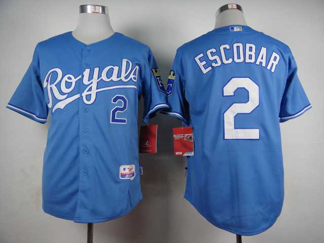 Kansas City Royals #2 Alcides Escobar Light Blue Cool Base Jerseys,We sell and wholesale Kansas City Royals #2 Alcides Escobar Light Blue Cool Base Jerseys on line form chian!