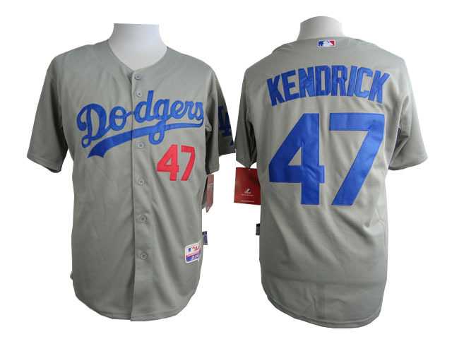 Los Angeles Dodgers #47 Howie Kendrick Gray Cool Base Jerseys,We sell and wholesale Los Angeles Dodgers #47 Howie Kendrick Gray Cool Base Jerseys on line form chian!