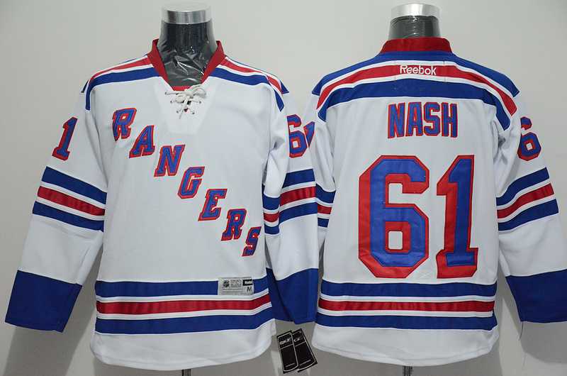 New York Rangers #61 Rick Nash White Jerseys,We sell and wholesale New York Rangers #61 Rick Nash White Jerseys on line form chian!