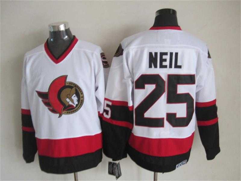 Ottawa Senators #25 Chris Neil White CCM Throwback Jerseys,We sell and wholesale Ottawa Senators #25 Chris Neil White CCM Throwback Jerseys on line form chian!