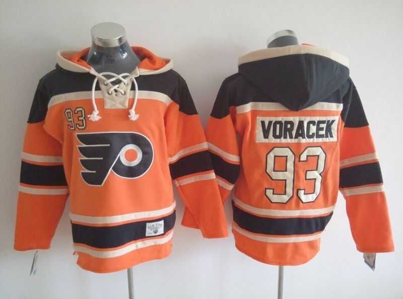 Philadelphia Flyers #93 Jakub Voracek Orange Hoodie,We sell and wholesale Philadelphia Flyers #93 Jakub Voracek Orange Hoodie on line form chian!