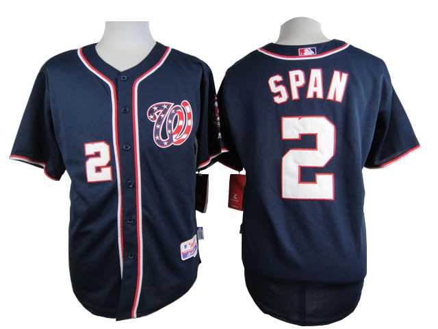Washington Nationals #2 Denard Span Dark Blue Cool Base Jerseys,We sell and wholesale Washington Nationals #2 Denard Span Dark Blue Cool Base Jerseys on line form chian!