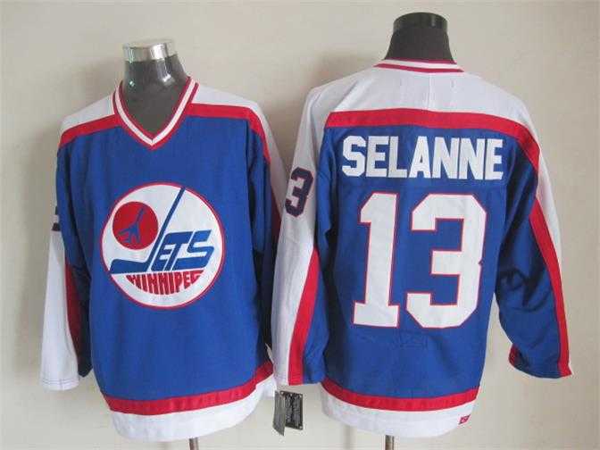 Winnipeg Jets #13 Teemu Selanne Blue-White CCM Throwback Jerseys,We sell and wholesale Winnipeg Jets #13 Teemu Selanne Blue-White CCM Throwback Jerseys on line form chian!