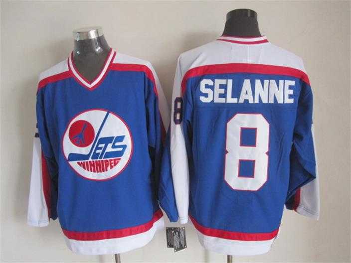 Winnipeg Jets #8 Teemu Selanne Blue-White CCM Throwback Jerseys,We sell and wholesale Winnipeg Jets #8 Teemu Selanne Blue-White CCM Throwback Jerseys on line form chian!