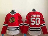 Womens Chicago Blackhawks #50 Corey Crawford Red Jerseys,baseball caps,new era cap wholesale,wholesale hats