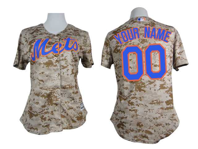 Customized New York Mets MLB Jerseys-Women's Stitched 2015 Camo Cool Base Baseball Jersey,We sell and wholesale Customized New York Mets MLB Jerseys-Women's Stitched 2015 Camo Cool Base Baseball Jersey on line form chian!