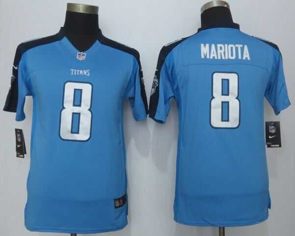 Youth Limited Nike Tennessee Titans #8 Mariota Blue Jerseys,We sell and wholesale Youth Limited Nike Tennessee Titans #8 Mariota Blue Jerseys on line form chian!