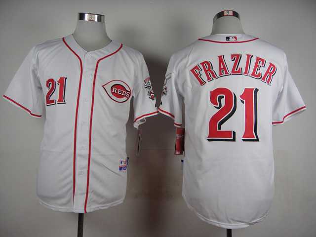 Cincinnati Reds #21 Todd Frazier White Cool Base Jerseys,We sell and wholesale Cincinnati Reds #21 Todd Frazier White Cool Base Jerseys on line form chian!