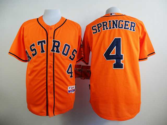 Houston Astros #4 George Springer Orange Cool Base Jerseys,We sell and wholesale Houston Astros #4 George Springer Orange Cool Base Jerseys on line form chian!