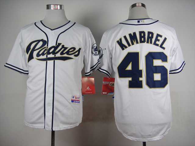 San Diego Padres #46 Kimbrel White Cool Base Jerseys,We sell and wholesale San Diego Padres #46 Kimbrel White Cool Base Jerseys on line form chian!