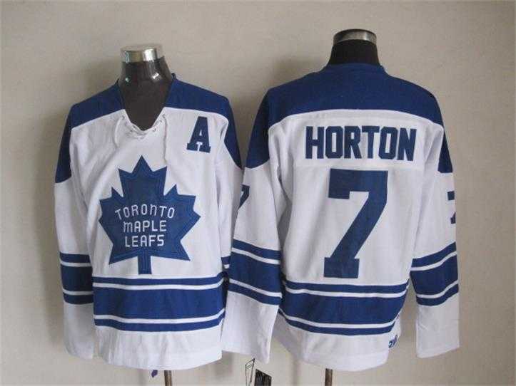 Toronto Maple Leafs #7 Tim Horton White CCM Throwback Jerseys,We sell and wholesale Toronto Maple Leafs #7 Tim Horton White CCM Throwback Jerseys on line form chian!